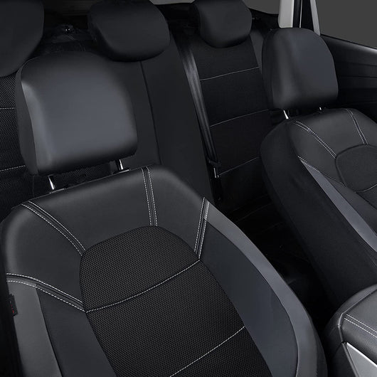 Funda de Asiento de Auto con Costura Sándwich en Cuero PU Premium - Image 42