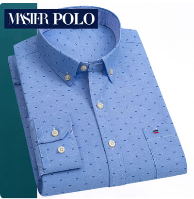 Camisa de Cuadros Manga Larga 100% Algodón para Hombre - Image 9