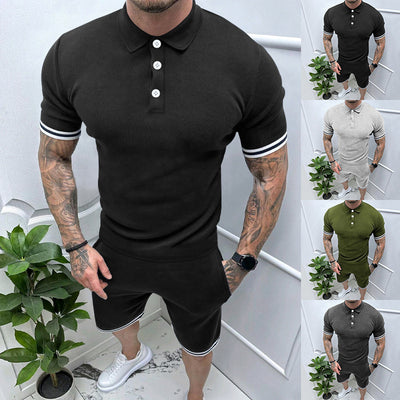 Camiseta Casual con Solapa y Botones para Hombre - Image 29