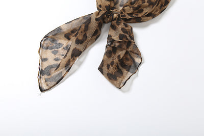 Top Halter Leopardo Retro Estilo Urbano con Escote Midriff - Image 14