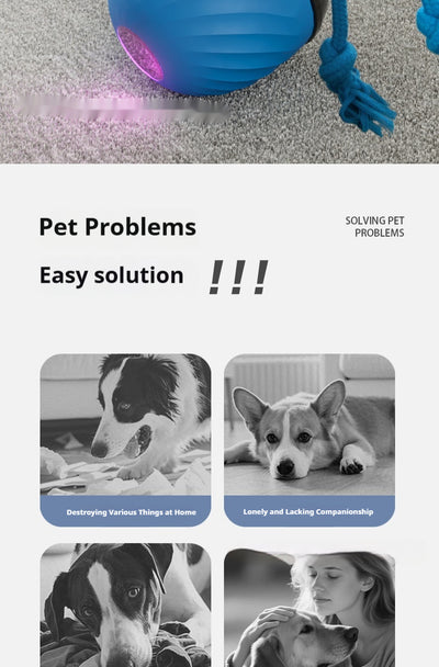 Pelota Masticable Inteligente para Perros - Juguete Resistente y Calmante - Image 7
