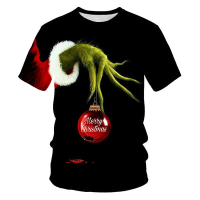 Playera Navideña Personalizada para Hombre con Impresión 3D Digital - Image 20