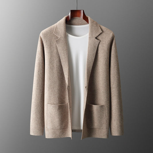 Saco Cardigan de Lana Tejida para Hombre - Elegante, Casual y Profesional