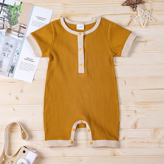 Mono Corto Casual para Bebé - Jumpsuit Deportivo Infantil