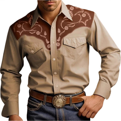 Camisa Vaquera Clásica de Manga Larga para Hombre - Image 6