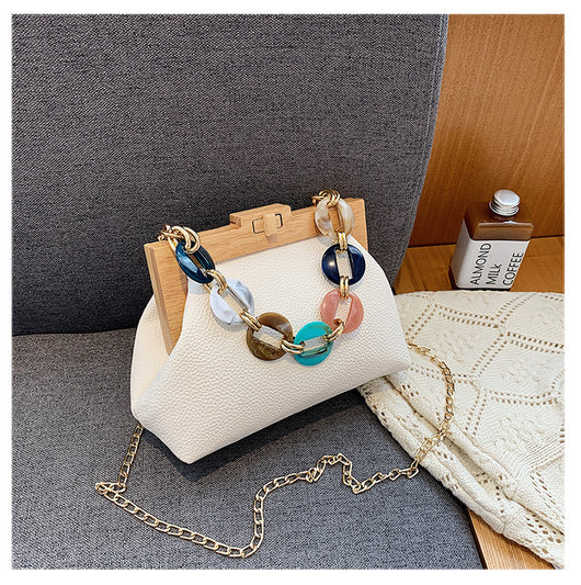 Bolsa de Mujer Otoño Invierno con Cierre de Clip Elegante - Image 9