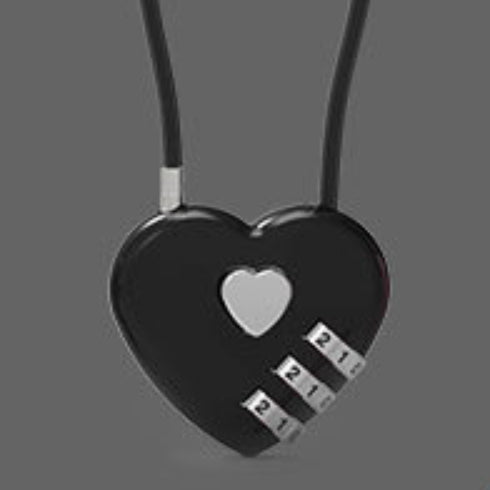 Candado de Amor Corazón de Durazno con Cuerda Larga - Image 10