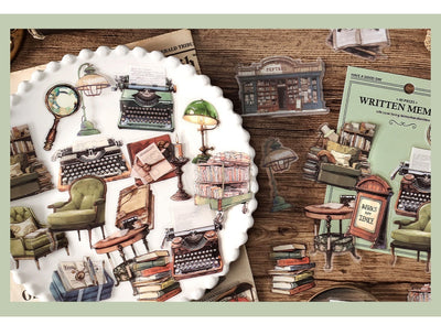 Set de 40 Stickers Decorativos Retro 'Life Love Song' - 4 Diseños DIY - Image 16