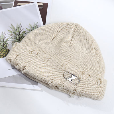 Gorro Tejido Hip Hop con Anillo Decorativo para Hombre y Mujer - Image 23