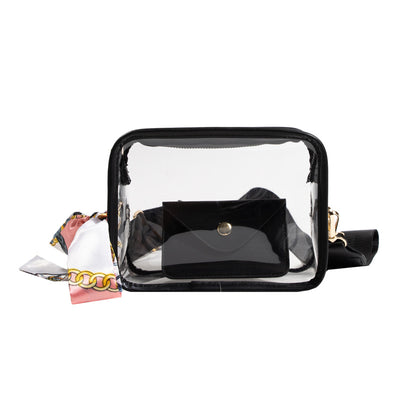 Bolso Transparente con Correa Ancha para Mujer - Estilo Crossbody - Image 3