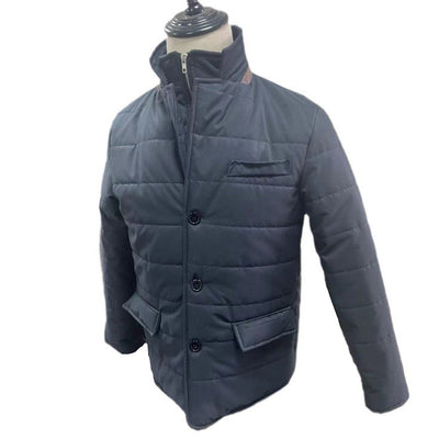 Blazer Retro Británico para Hombre con Cuello Alzado y Botones - Image 15