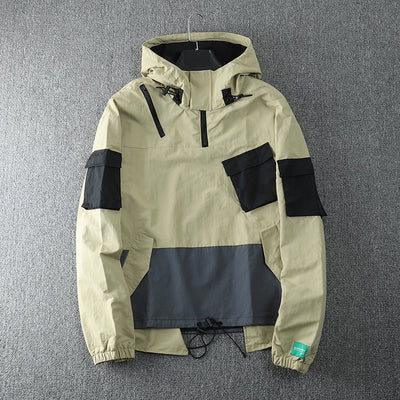 Chaqueta de Trabajo Hip Hop con Capucha y Múltiples Bolsillos - Image 6