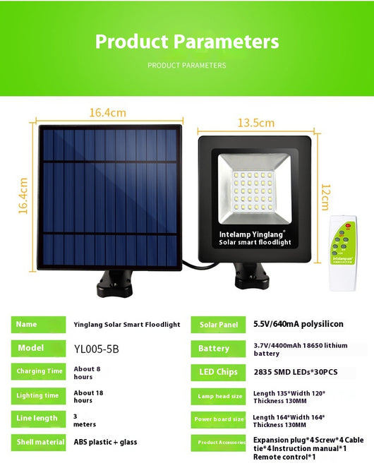 Lámpara Solar LED Impermeable para Patio y Jardín - Image 20