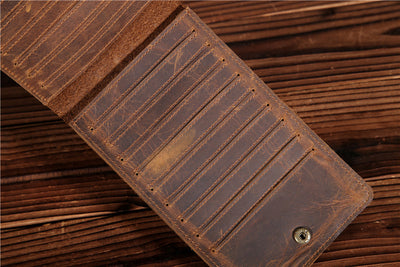 Cartera Hombre Cuero Genuino con Compartimento para Celular y Tarjetas - Image 3