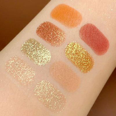 Paleta de Sombras de 8 Colores Tonos Tierra, Naranja y Neón Vibrante - Image 7