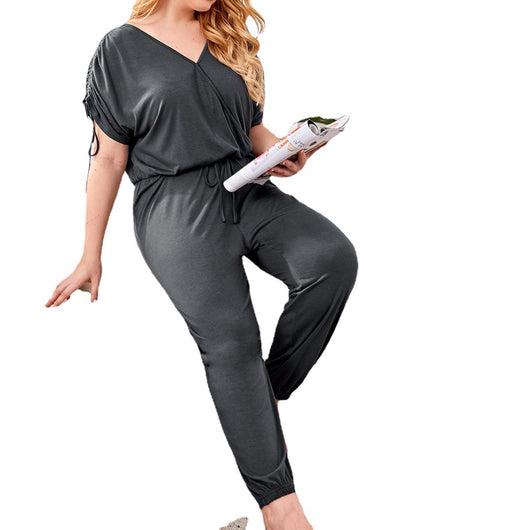 Jumpsuit Cómodo de Manga Corta para Casa - Image 2