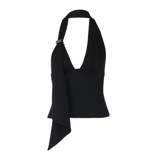 Camiseta Halter Calada Elegante para Mujer - Image 4