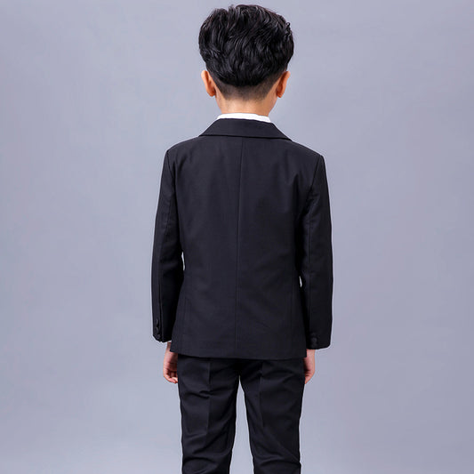 Traje Formal Elegante para Niños - Conjunto Negro Completo para Bodas y Eventos - Image 2