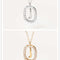 Women's Light Luxury Alphabet Sterling Plateado Collarbone Necklace J Dorado