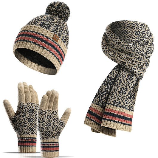 Conjunto de Abrigo Invernal: Gorro, Bufanda y Guantes de Acrílico - Image 16