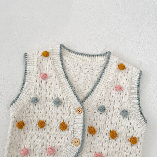 Chaleco Cardigan de Algodón para Bebé - Suéter Cómodo y Versátil - Image 30
