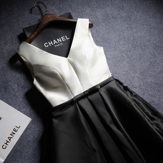 Vestido de Satén Asimétrico para Eventos - Falda Corta Adelante, Larga Atrás - Image 8