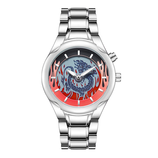 Reloj Hombre Dragón Retro Dual Pantalla Premium Resistente al Agua - Image 3