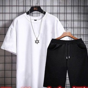 Conjunto Casual Coreano para Hombre: Playera y Shorts de Moda - Image 25