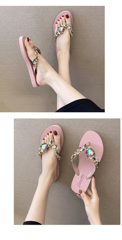 Sandalias Bohemias Planas para Playa - Chanclas Antideslizantes para Mujer - Image 24