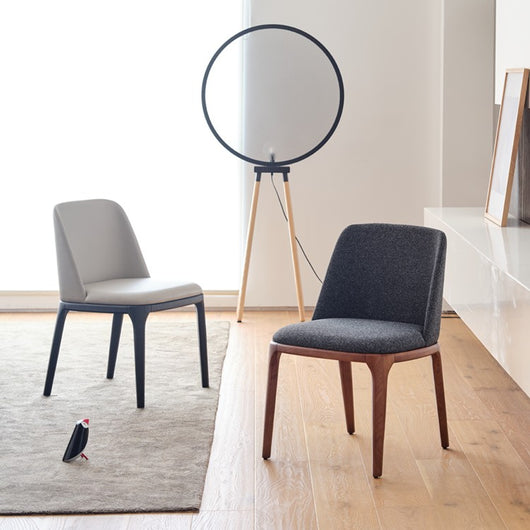 Silla Nórdica Minimalista de Respaldo Único