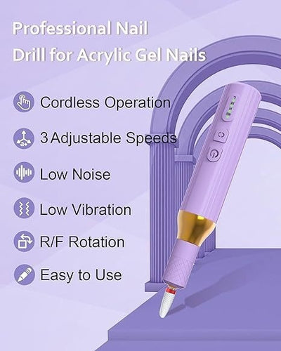 Máquina Portátil de Perforación de Uñas USB Recargable - Image 18