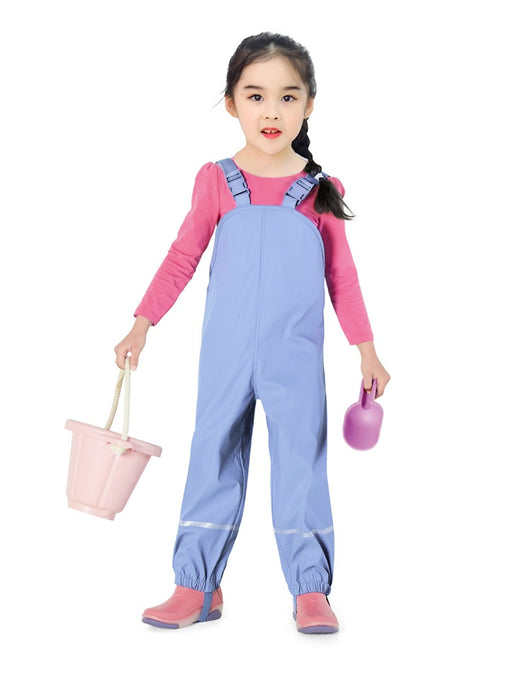 Pantalón Impermeable Transpirable con Tirantes para Niños - Image 13