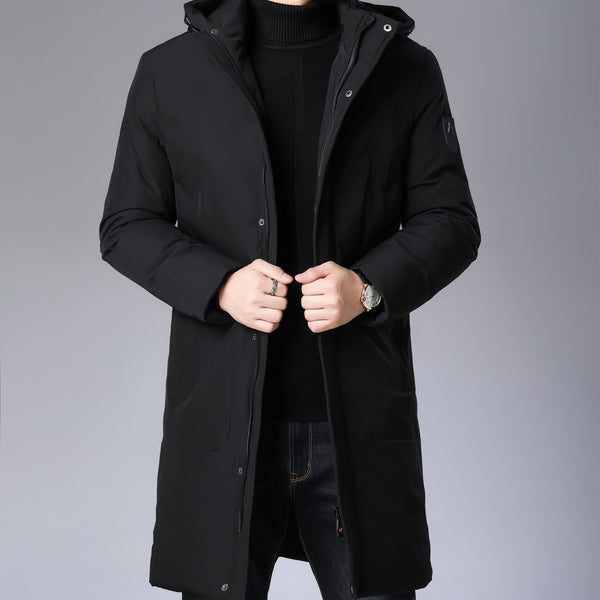 Abrigo Holgado con Capucha para Hombre