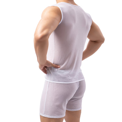Chaleco Transparente de Malla Ice Silk para Hombre - Image 8