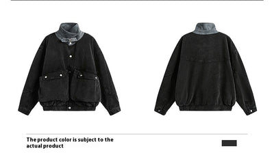 Chaqueta Casual Suelta con Bolsillos Grandes y Costuras Reforzadas - Image 10