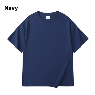 Camiseta Básica de Pareja Unisex - Colores Sólidos Modernos - Image 11