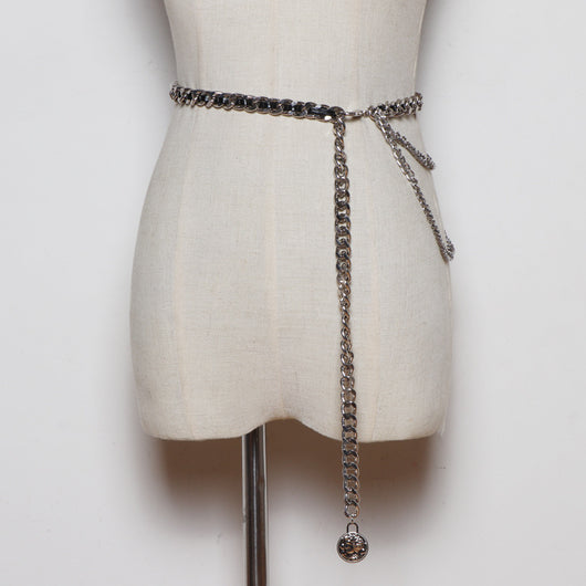 Cinturón Cadena Trenzada Metálica Coreana - Accesorio Versátil para Mujer - Image 6