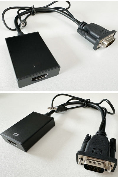 Adaptador VGA a HDMI con Audio y Alimentación - Conexión 1080p Plug and Play - Image 17