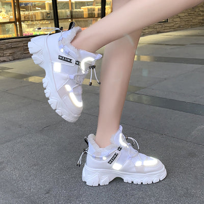 Zapatillas de Running para Mujer Coreanas Terciopelo Viento - Image 5