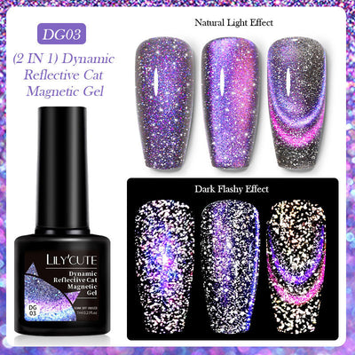 Esmalte Gel Efecto Diamante Cat Eye - Serie Brillo Cautivador - Image 8
