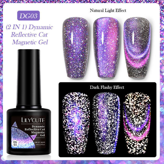 Esmalte Gel Efecto Diamante Cat Eye - Serie Brillo Cautivador - Image 8