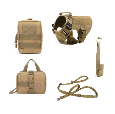 Arnés Táctico K9 para Perros - Chaleco de Entrenamiento Profesional con Correa - Image 10