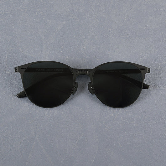 Gafas de Sol Vintage Plegables para Hombre en Acero Inoxidable - Image 8