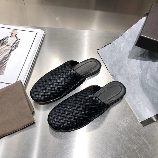 Pantuflas Tejidas de Lana de Oveja con Puntera Reforzada - Image 3