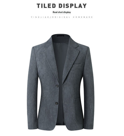 Blazer Casual de Lujo en Color Sólido para Hombre - Image 20