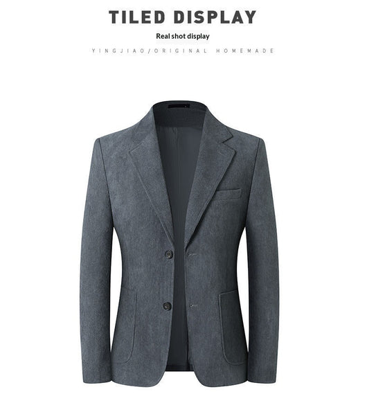 Blazer Casual de Lujo en Color Sólido para Hombre - Image 20