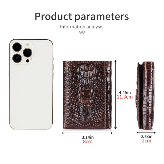 Billetera Compacta para Hombre con Compartimento para Licencia - Image 2
