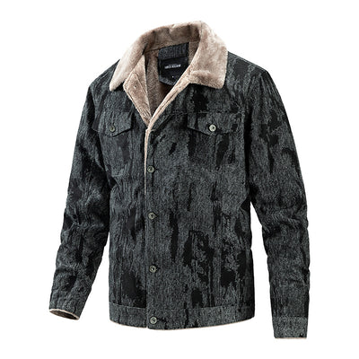 Chaqueta Fleece Plus para Hombre - Estilo Casual Deportivo