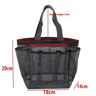 Bolsa de Aseo Playera con 8 Bolsillos de Malla - Organizador de Viaje - Image 2