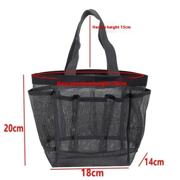 Bolsa de Aseo Playera con 8 Bolsillos de Malla - Organizador de Viaje